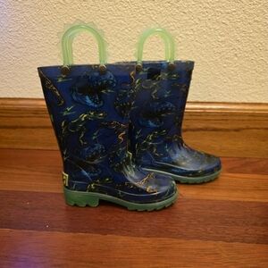 Toddler Boy Dinosaur Rain Boots - Size 7